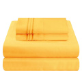 All size bed sheets/embroidery design microfiber bed sheet set